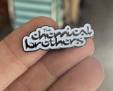 The Chemical Brothers enamel pin 90s techno electronica Manchester music MTV pop