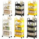Rolling Book Cart Bücher wagen Rolling Cart Organizer Tier Rolling Shelf Storage Cart beweglicher
