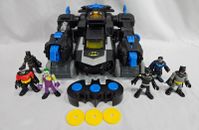 Imaginext Batman Batbot Robot Transformador con Discos de Figuras Remotas