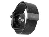 Hoco Armband Apple Watch 42mm Milanese Edition Smartwatch Edelstahl schwarz grau