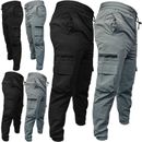 Mens Active Stretch Walking Cargo Joggers Trousers Tactical Outdoor Softshell