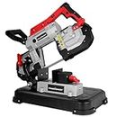 PowerSmart Band Saw Portable Bandsaw, 10 Amp 5 Inch Deep Cut Band Saw for Cutting Metal, Woodworking, with Removable Base & Variable Speed