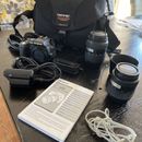 OLYMPUS Evolt E-500 8.0mp Digital SLR Camera Black Kit W/14/45 & 40-150mm & Bag