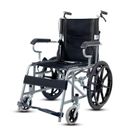 New Black Portable Folding Wheel Chair Wheelchair Lightweight Mobility Aid