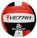 VETRA Soft Touch Volleyball - Official Size 5 for Indoor/Outdoor/Gym/Beach Games - Premium Soft Volleyball with Durable Stitching PVC Cover- Ideal for Adults, Beginners, & Gifts