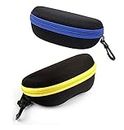 AT TECH Zipper Hook Cases/Cover/Pouch/Box For Eyewear, Sunglasses, Spectacles & Goggles For Men & Women. (Combo Of 2) (MULTI-COLOR) C7
