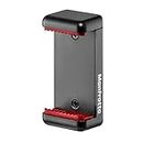 Manfrotto Universal Smartphone Clamp with ¼ Thread Connections Grip, Black (MCLAMP)
