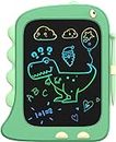 ORSEN LCD Schreibtafel Spielzeug ab 3 4 5 6 7 8 Jahre alt Junge Mädchen, 8,5-Zoll Bildschirm Zeichenbrett Maltafel, Dinosaurier Schreibtablett Weihnachten Kleine Geschenke für Kinder (Grün)
