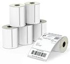 BETCKEY - Compatible DYMO 1744907 (4" x 6") Shipping Labels, Strong Permanent Adhesive & Perforated, Compatible with DYMO Labelwriter 4XL Rollo & Zebra Desktop Printers [6 Rolls/1320 Labels]