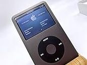 SAJPO Headphone+Screen Protector+Original mp3 mp4 Player iPod Classic 7th gen 160GB AppleiPod Black