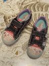 Zapatillas escolares para niños pequeños para niñas con diseño de gancho y bucles