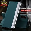 For Samsung S23 S22 Ultra S21 FE S20 S10 S9 S8+ Magnetic Leather Flip Case Cover