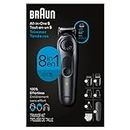 Braun All-in-One Style Kit Series 5 5471, 8-in-1 Trimmer for Men with Beard Trimmer, Body Trimmer for Manscaping, Hair Clippers & More, Ultra-Sharp Blade, 40 Length Settings,Black