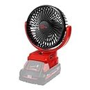 Jobsite Fan Fit For Milwaukee M18 Battery Brushless Motor with USB A+C Fast Charging for Camping Workshop and Construction Site(Battery not included)