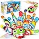 3-6 Year Old Boy Girl Toddler Toys: Kids Early Educational Toy Gift Active Game for Kids Girls Boys Age 2 3 4 Toddler Birthday Present Gift Party Games Bowling Set Toy for 2-5 Year Olds Kid Child