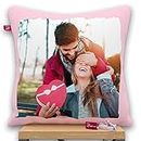 k1gifts Personalized Your Image on Photo Pillow/Cushion Valentine Day,Birthday,Anniversary, mothers's Day, Father's Day,Raakhi Pillow/Cushion All Occasions Gifts