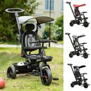 4 in 1 Baby Tricycle w/ Reversible Angle Adjustable Seat Removable Handle