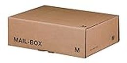 Versandkarton MAIL-Box M, 331x241x104 mm, braun, 20 Stück
