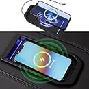 Xipoo Wireless Charger Compatible with 22-23 Chevy Silverado Wireless Charger 15W Wireless Charger Tray Replacement for 22-23 GMC Sierra 1500 2500HD 3500HD Accessories (Fit Full Console, 2022-2023)