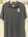 Under Armour Wounded Warrior Project Golf Polo Shirt Black Heat Gear Men’s Large