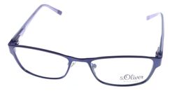 sOliver 94765 unisex Brille Metall Blau