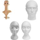 Mannequin Display Head Polystyrene Foam/ Plastic Male Female Swan Unisex Neck