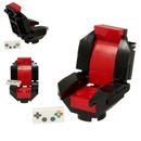 Gaming Stuhl rot | Videokonsole Gamepad | Custom Kit aus echten LEGO Steinen
