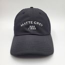 Matte Grey Modern Recreation Co. Hat Cap Strap Back Grey Gorpcore Hiking Mens