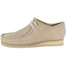 CLARKS Wallabee Men's Suede Moc Toe Low Top Shoes 26139174 Off White