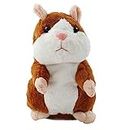 bestland plush pro talking hamster repeats what you say electronic pet chatimals interactive mouse buddy for boys and girls (5.7x3 inches)- Multi color