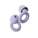 Loop Quiet - Ear Plugs for Sleep – Super Soft, Reusable Hearing Protection in Flexible Silicone for Noise Reduction & Flights - 8 Ear Tips in XS/S/M/L - SNR 24dB & NRR 14 Noise Cancelling - Violet