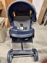 Vintage Mickey Mouse Baby Doll Stroller and Car Seat with Baby Doll