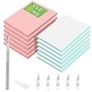 12-Pack Linoleum Blocks for Printmaking with Cutter Tools, Rubber Stamp Making Kit Rubber Block Stamp Carving Blocks Craft Hobby Knife Pencil for DIY Printmaking,Printing and More