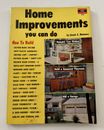 HOME IMPROVEMENTS YOU CAN DO By David X. Manners 1959 Vintage How-To Guide Book