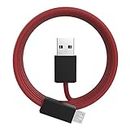 Saipomor Micro USB Charging Cable Cord Compatible with Beats Studio2.0 Solo2.0 Solo HD Mixr Pro Wireless Headphones, Powerbeats2.0 PB3 ds610 Wireless Bluetooth, Pill XL Speaker(3.3FT/Red)