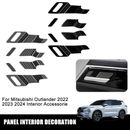 For Mitsubishi Outlander Inner Handle Frame Decorative Accessories. Panel F1V8