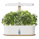 Indoor Garden Hydroponics Growing System: Herb Garden Kit with LED Grow Light 9 Pods Hydroponic Home Vegetable Grower Smart Gardening Gifts for Women Men…
