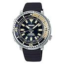 SEIKO Herren Automatik Armband-Uhr aus Edelstahl mit Silikon Band Prospex 'Safari Tuna' - Street Series - SRPF81K1