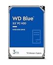 WD Blue 3 TB, 3,5 Zoll (interne HDD, hohe Zuverlässigkeit, SATA 6 Gbit/s-Schnittstelle, 256 MB Cache, WD F.I.T. Lab-zertifizierte Kompatibilität mit vielen Computern)