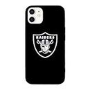OATTIS Compatible with for Raiders iPhone Silicone Phone 12/12 Pro Case, Shockproof, Slim Phone Case, Anti-Scratch Soft Microfiber Lining