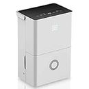 SereneLife 30-Pint Electric Home Compact Dehumidifier - 1500 Square Feet Quiet Electric Dehumidifiers For Home Closet Basement w/ 4L Water Tank Capacity, Removes - SLDEHU30