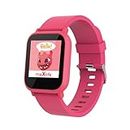 MaxLife Smartwatch Kids MXSW-200 Pink App Fit4Kid, 4 Sports Modes, Sleep Monitor, Muziekbediening, Waterproof IP68, Heart Rate Monitoring, Notifications, 4 Watch Dials, Weather