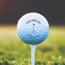Personalized Golf Balls, Gift from Spouse, Kids, Partner, Golfer, Custom Printed