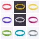 Sports  Party Outdoor Wristbands Silicone Rubber Choose Colour 12mm wide