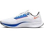 NIKE Air Zoom Pegasus 38 BRS Blue Ribbon Sports Men's Road Running Trainers Sneakers Shoes DQ8575 (White/Game Royal/University Blue/Rush Orange 100) UK10.5 (EU45.5)