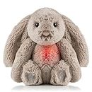 Callowesse Dreamy Willow Bunny Baby Sleep Aid with Smart Cry Sensor - 6 Comforting Sounds and Soft Glow Night Light