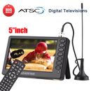 5"in Portable Digital ATSC TV Television HD Video Player Support FM/USB/TF U3V5