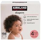 Size 4 ~ Kirkland Signature Baby Diapers (22-37 pounds) FREE & FAST SHIPPING!
