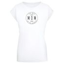 T-Shirt MERCHCODE "Merchcode Damen Ladies Mothers Day - The best mom T-Shirt" Gr. XS, weiß (white) Herren Shirts T-Shirts
