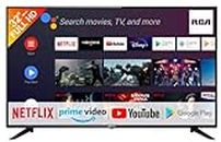 RCA RS32F3-UK 32 inch Smart TV, Android TV, Full HD 1920x1080p, Google Assistant, Chromecast, Netflix, Prime Video, YouTube, Disney+, Google Play Store, BT remote control with microphone, Freeview